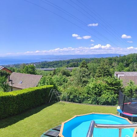 Beau Studio Avec Terrasse Et Vue Exclusivement Pour Non Fumeurs 벨몬트쉬르로잔 외부 사진