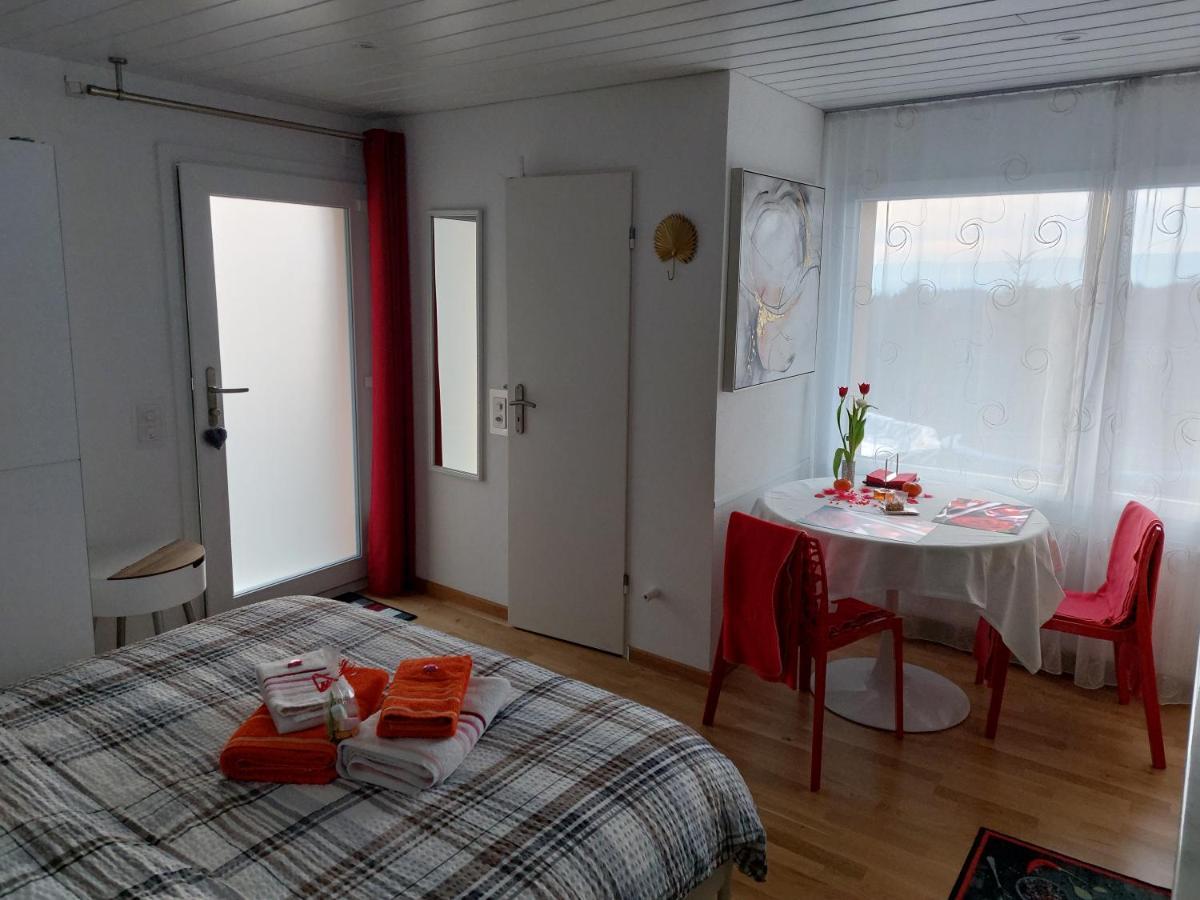Beau Studio Avec Terrasse Et Vue Exclusivement Pour Non Fumeurs 벨몬트쉬르로잔 외부 사진